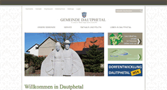 Desktop Screenshot of dautphetal.de